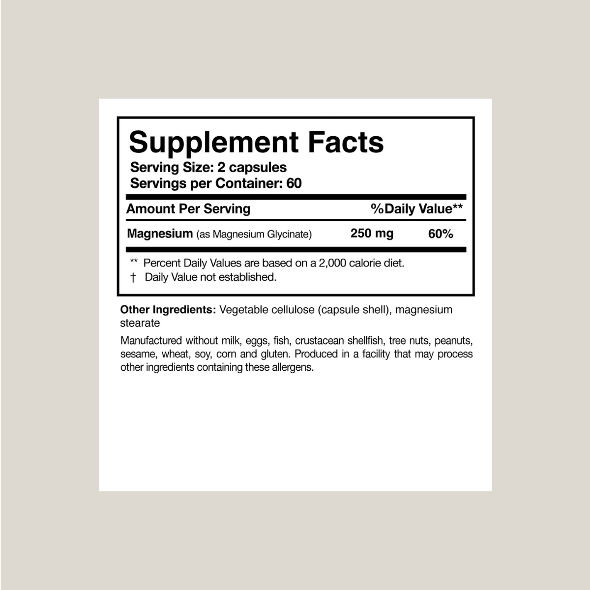 Magnesium Glycinate