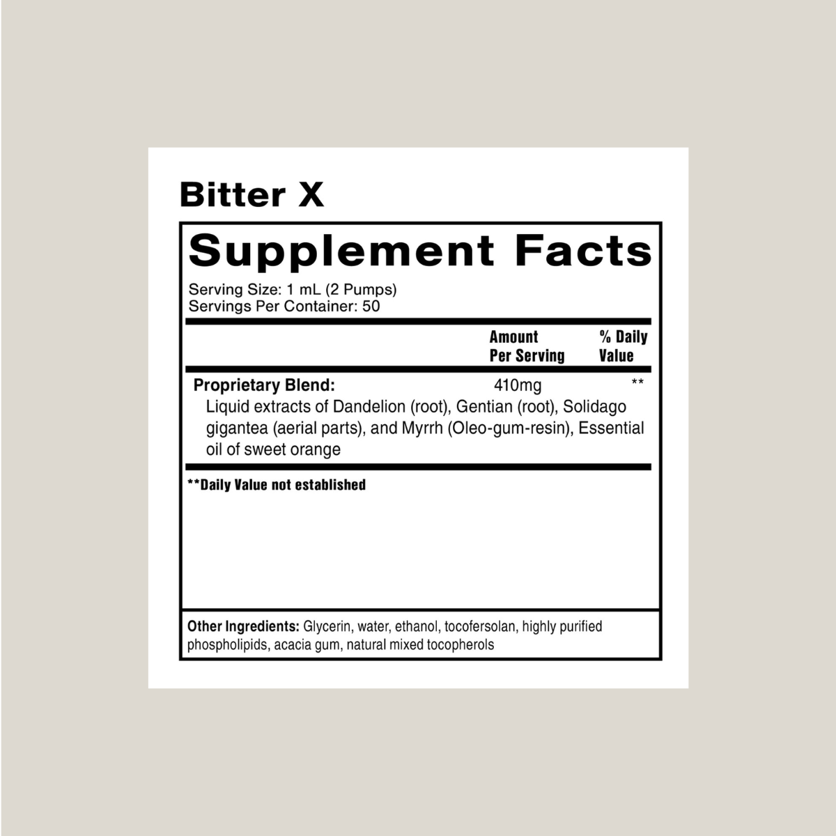 Bitter X