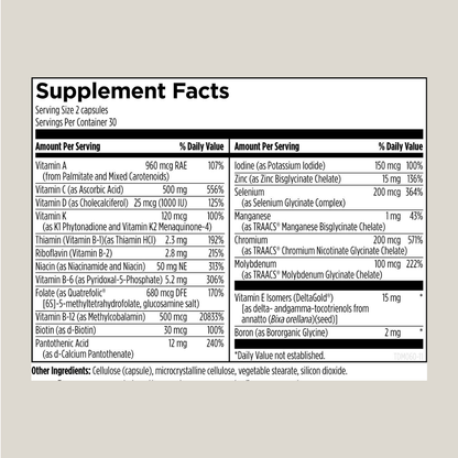 Optimal Multi Vitamin
