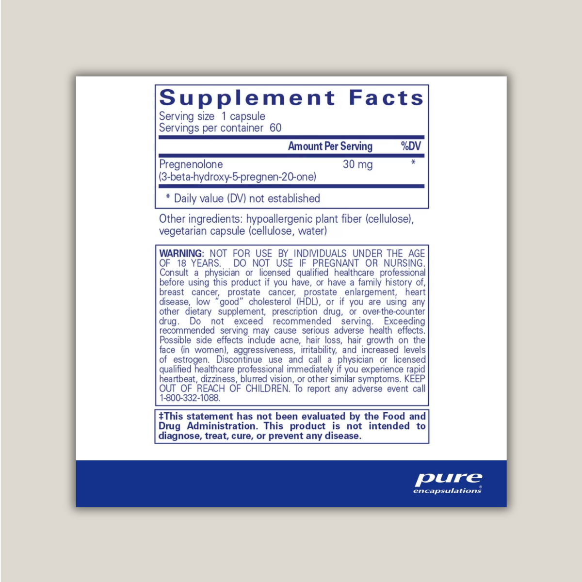 Pregnenolone (30mg)