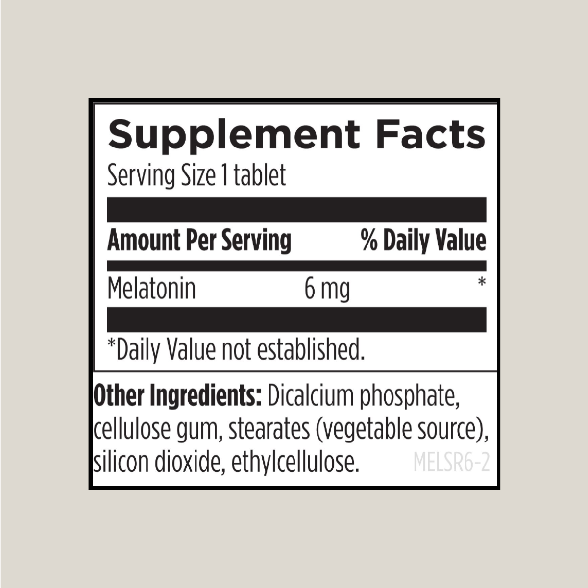 Melatonin Sustained Release